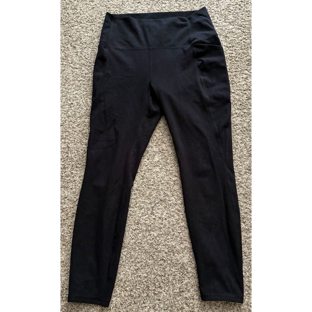 Women's Spyder Black Leggings With Pockets, Large